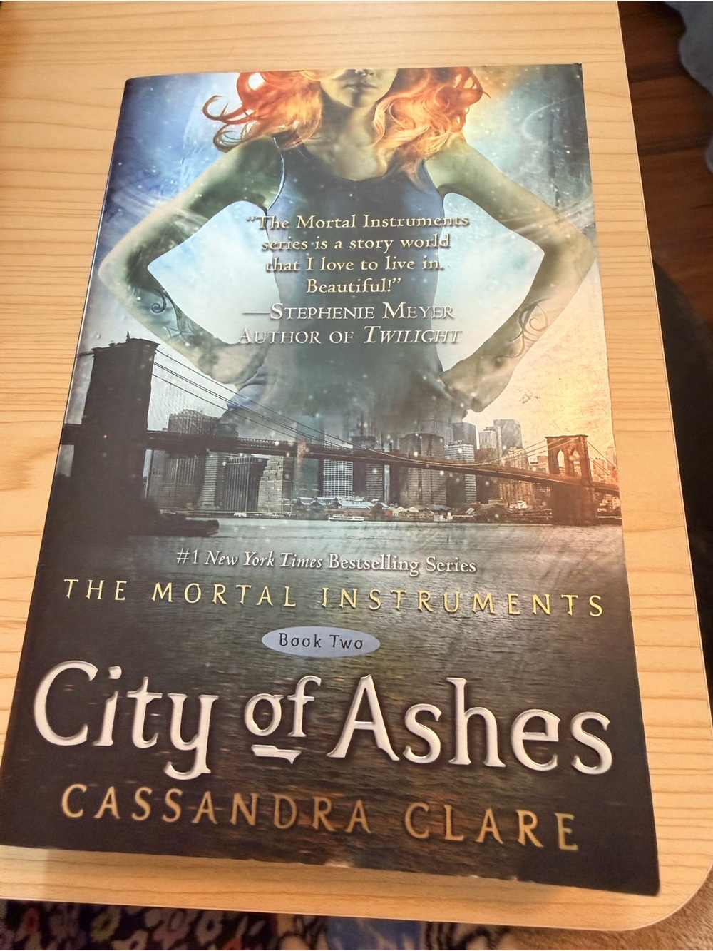 City of Ashes by - Black/Gray Cover Paperback